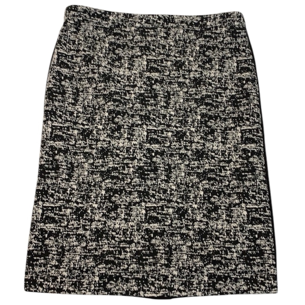 Women’s “Premise” Black and White Patterned Pencil Skirt Size 8